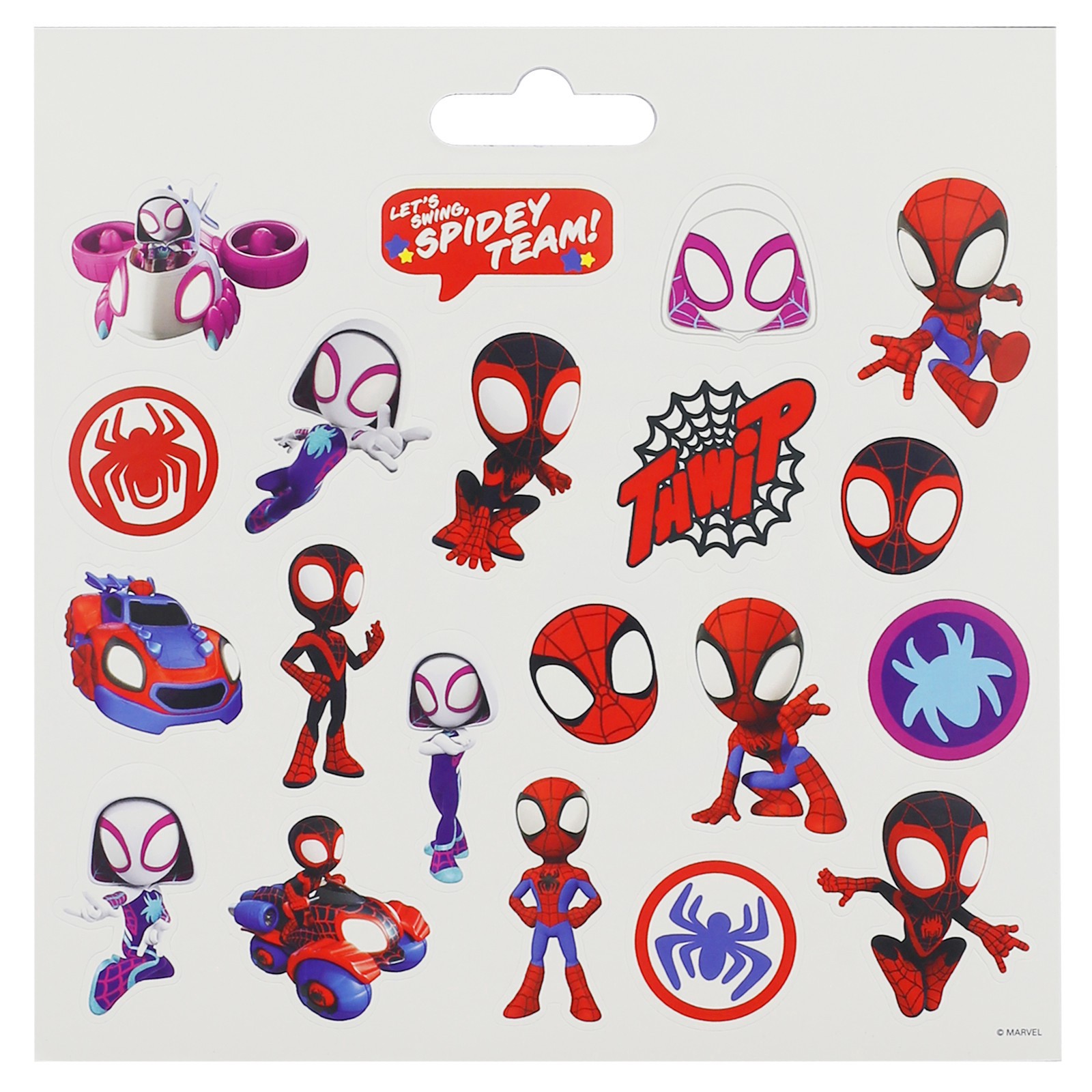 slide 2 of 2, Trends International Spidey & His Amazing Friends Stickerland Mini Sticker Pad, 5.78 in x 5.78 in