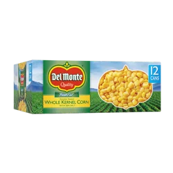 Del Monte Fresh Cut Golden Sweet Whole Kernel Corn, 1/12-15.25 Oz. Cans