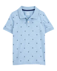 Carter's Kid Anchor Polo Shirt -Blue Blue 6