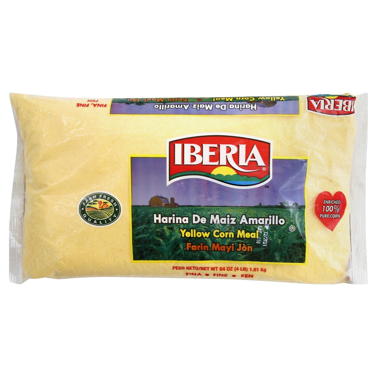 slide 8 of 8, Iberia Yellow Corn Meal 64 oz, 64 oz