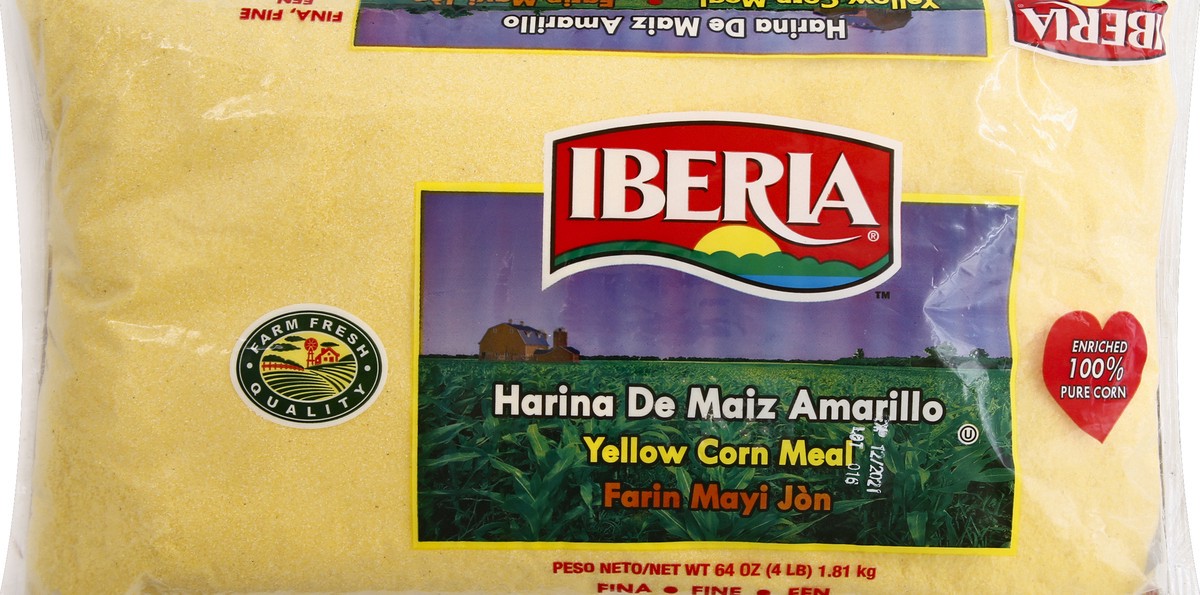 slide 1 of 8, Iberia Yellow Corn Meal 64 oz, 64 oz