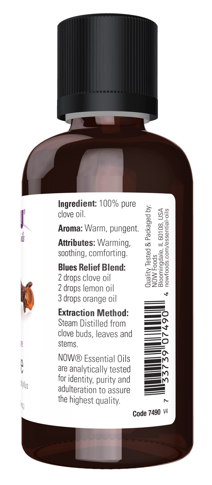 slide 2 of 4, NOW Clove Oil - 2 fl. oz., 2 fl oz