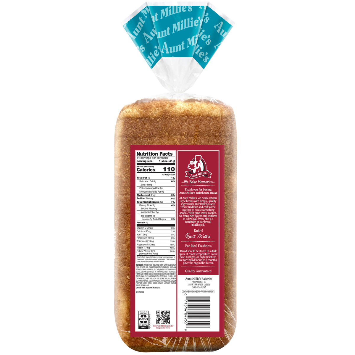 slide 3 of 8, Aunt Millie's Bakehouse Artisan Style Sourdough Bread 20 oz, 20 oz