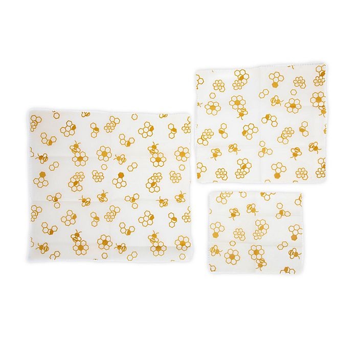 slide 1 of 3, Core Kitchen Beeswax Food Wraps Set, 3 ct