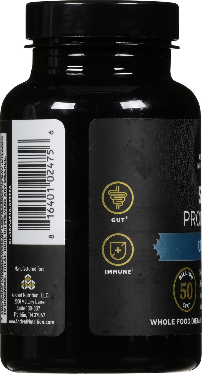 slide 5 of 9, Ancient Nutrition Ultimate SBO Probiotics 60 Capsules, 90 ct