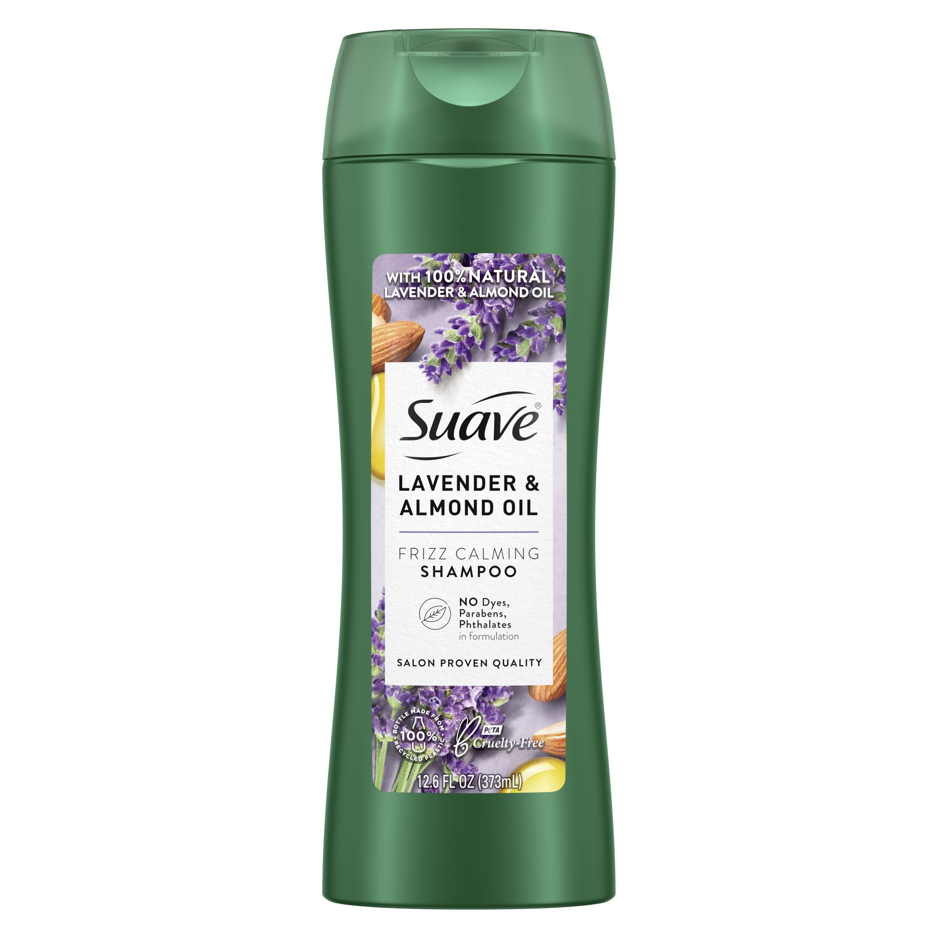 slide 1 of 1, Suave Shampoo Lavender & Almond Oil, 12.6 oz, 12.6 oz