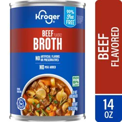 Kroger 99% Fat Free Beef Broth