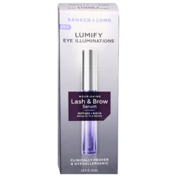 Bausch + Lomb Lumify Eye Illuminations Nourishing Lash & Brow Serum 0.12 fl oz