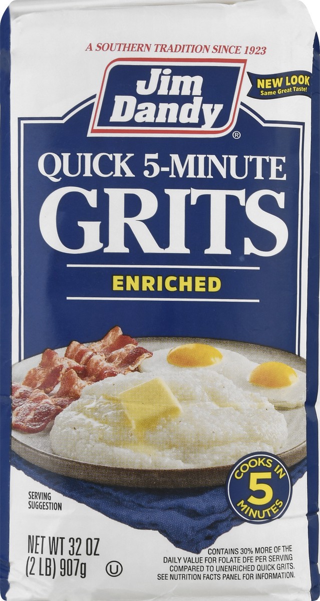 slide 1 of 13, Jim Dandy Enriched Quick 5-Minutes Grits 32 oz, 32 oz