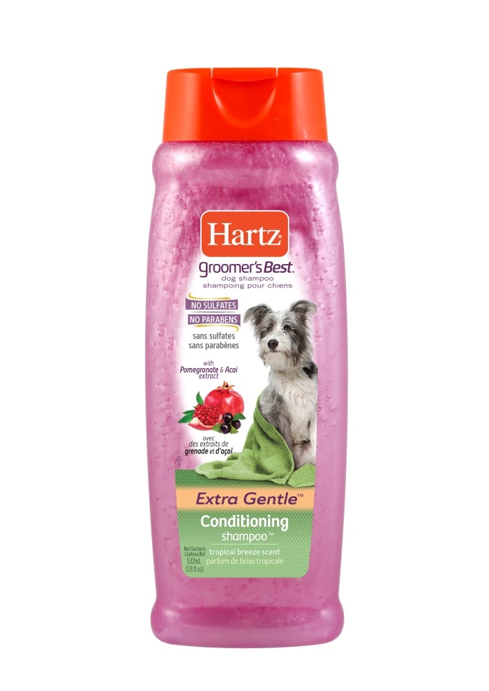 slide 1 of 2, Hartz Groomer's Best Dog Shampoo Extra Gentle Conditioning Shampoo, 18 fl oz