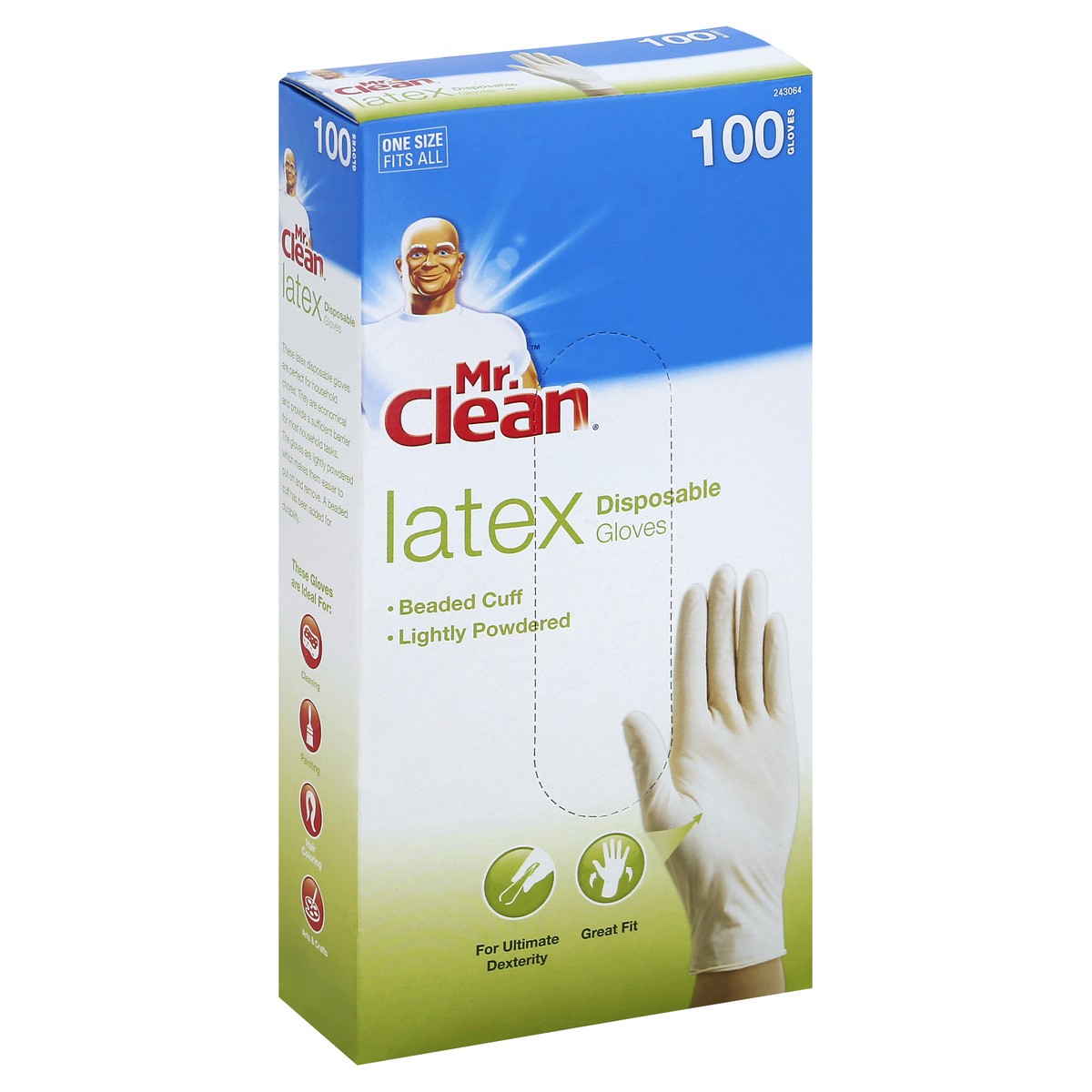 slide 6 of 6, Mr. Clean Gloves 100 ea, 100 ct