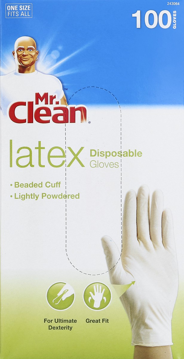 slide 1 of 6, Mr. Clean Gloves 100 ea, 100 ct