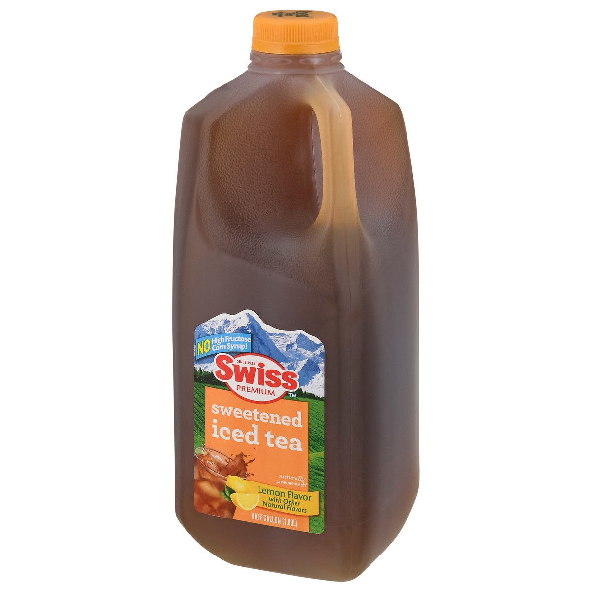 slide 6 of 13, Swiss Premium Sweetened Lemon Flavor Iced Tea - 1/2 gal, 1/2 gal