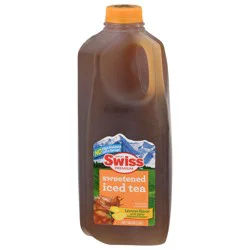 Swiss Premium Sweetened Lemon Flavor Iced Tea - 1/2 gal