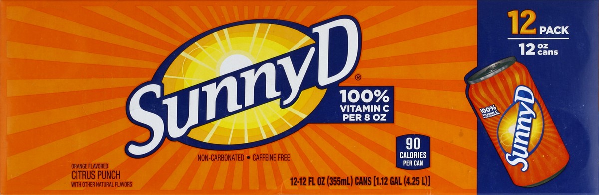 slide 2 of 6, Sunny D Citrus Punch 12 ea, 12 ct; 12 fl oz