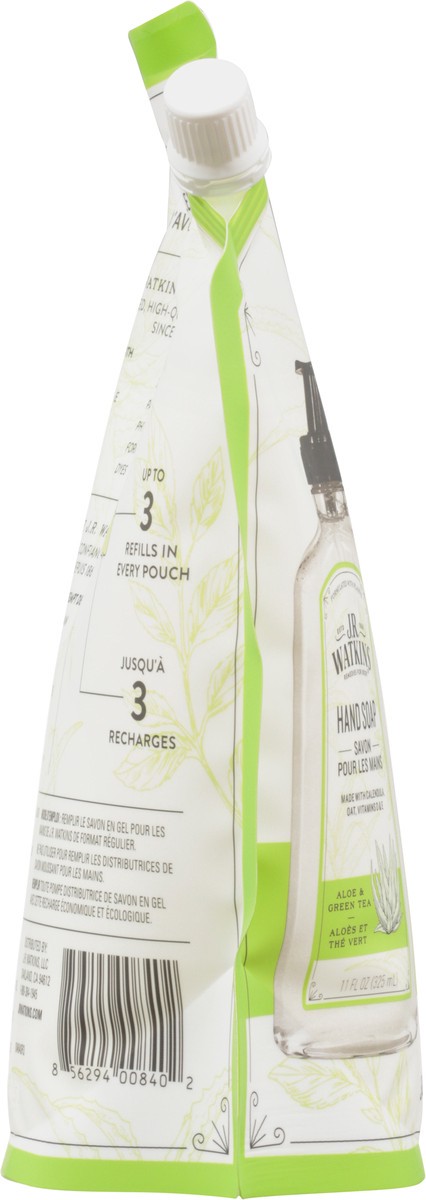 slide 3 of 10, J.R. Watkins Aloe/Green Tea Hand Soap Refill 34 fl oz, 34 fl oz