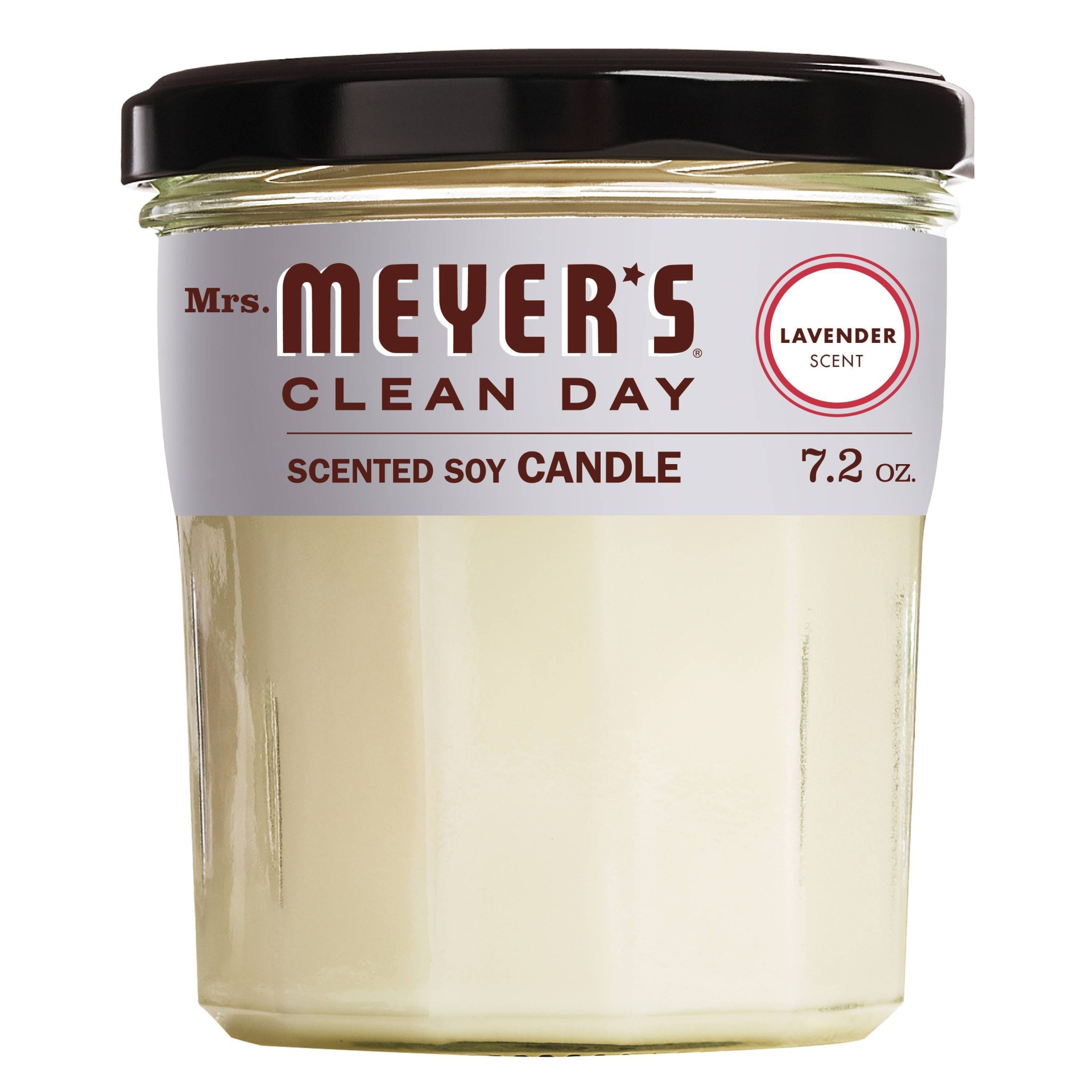 slide 1 of 1, Mrs. Meyer's Clean Day Lavender Large Jar Candle - 7.2oz, 7.2 oz