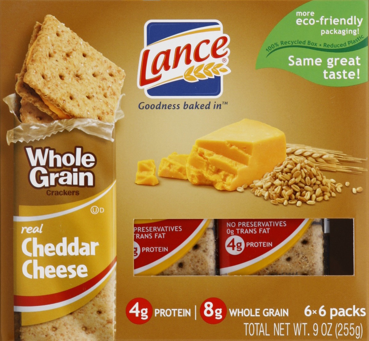slide 4 of 4, Lance Crackers 6 ea, 6 ct; 9 oz