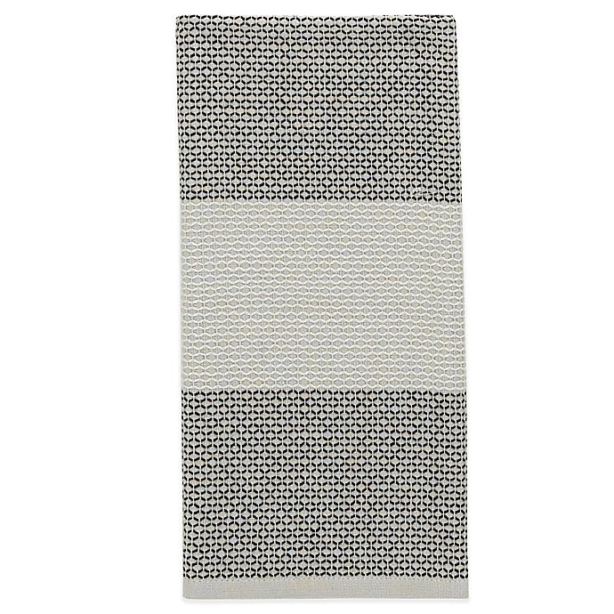 slide 1 of 1, Kate Spade New York Color Block Honeycomb Kitchen Towel - Natural, 1 ct