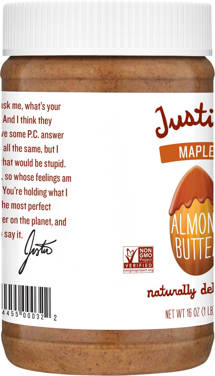 slide 10 of 10, Justin's Maple Almond Butter, 16 oz