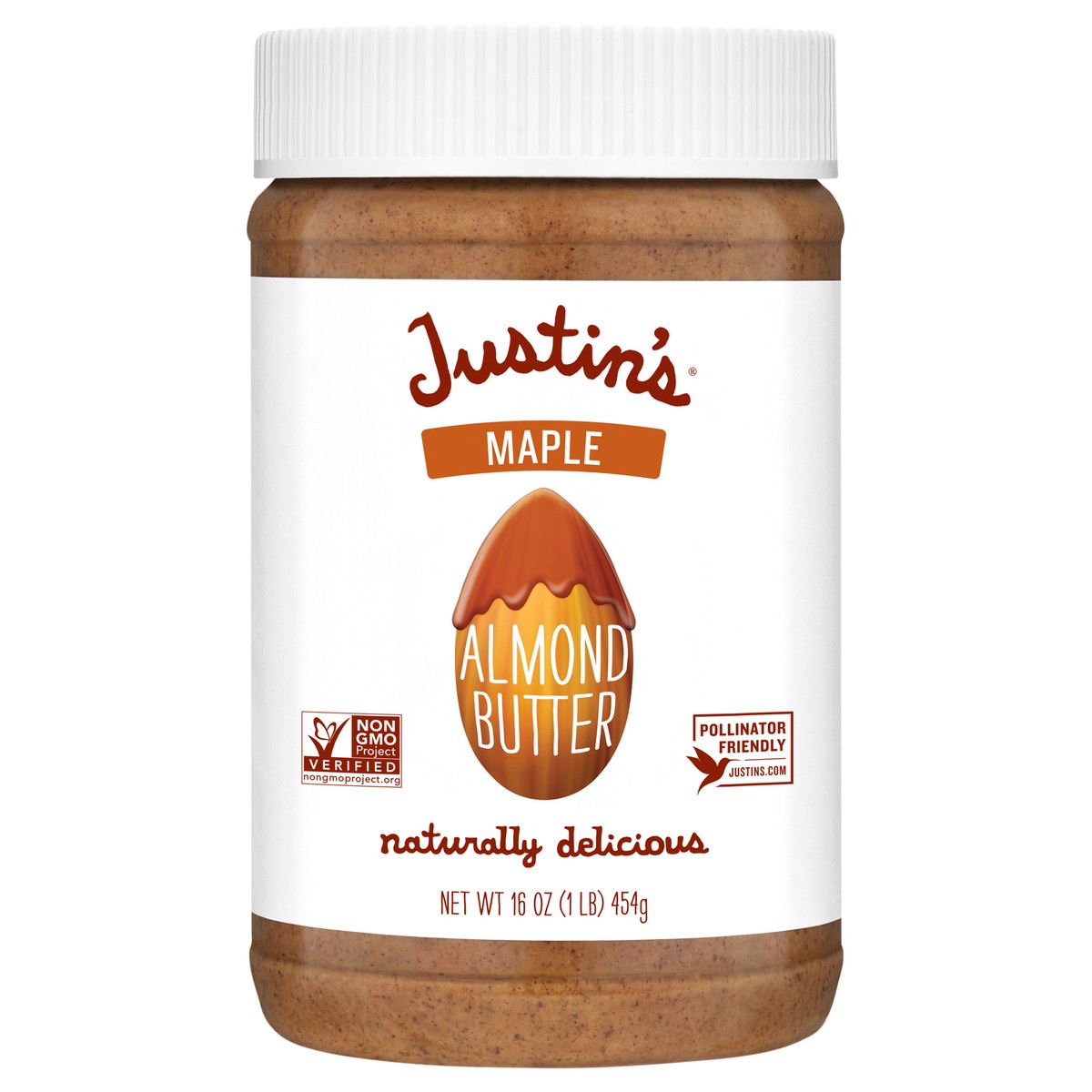 slide 1 of 10, Justin's Maple Almond Butter, 16 oz