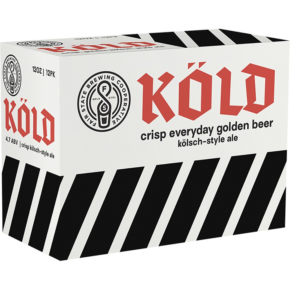 slide 1 of 1, Fair State Brewing Kold 12pk 12oz Can, 12 ct; 12 oz