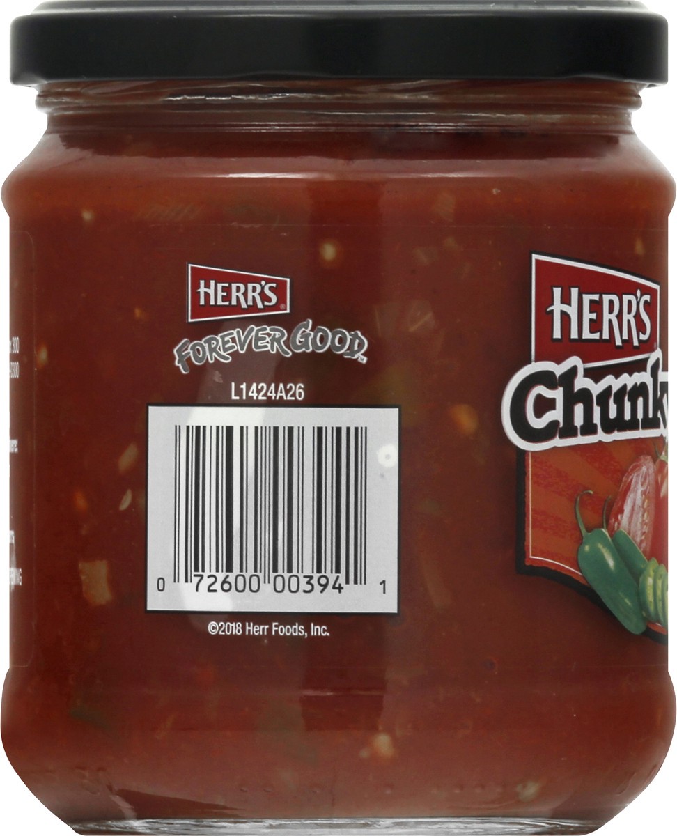 slide 11 of 12, Herr's Hot Chunky Salsa 16 oz, 16 oz