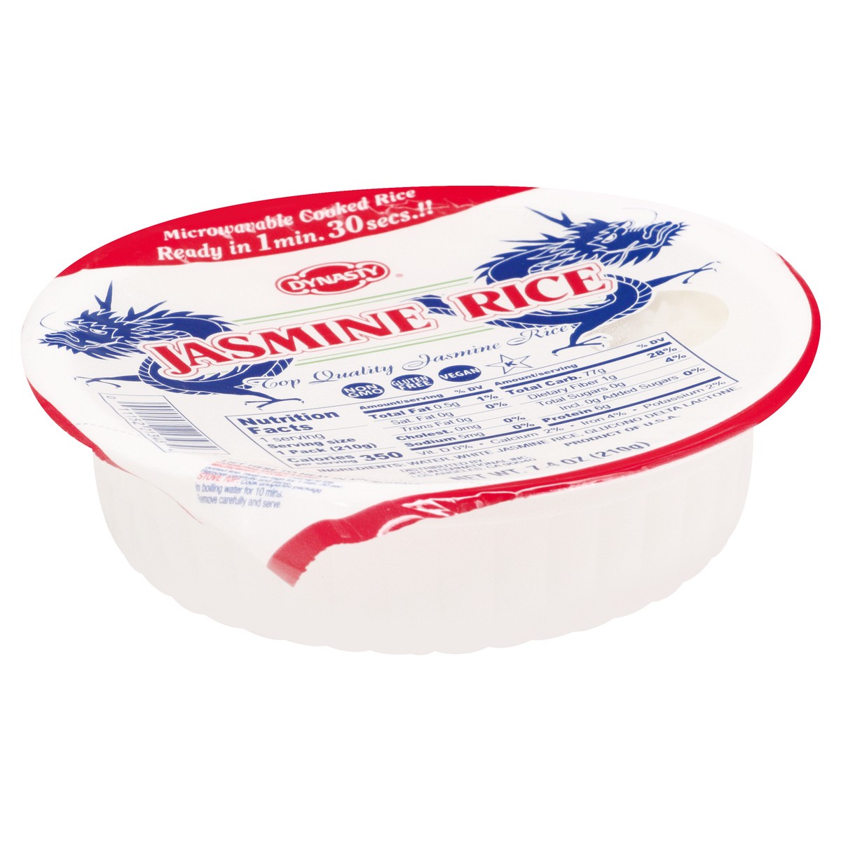 slide 2 of 11, Dynasty Jasmine Rice Cooked, 7.4 oz