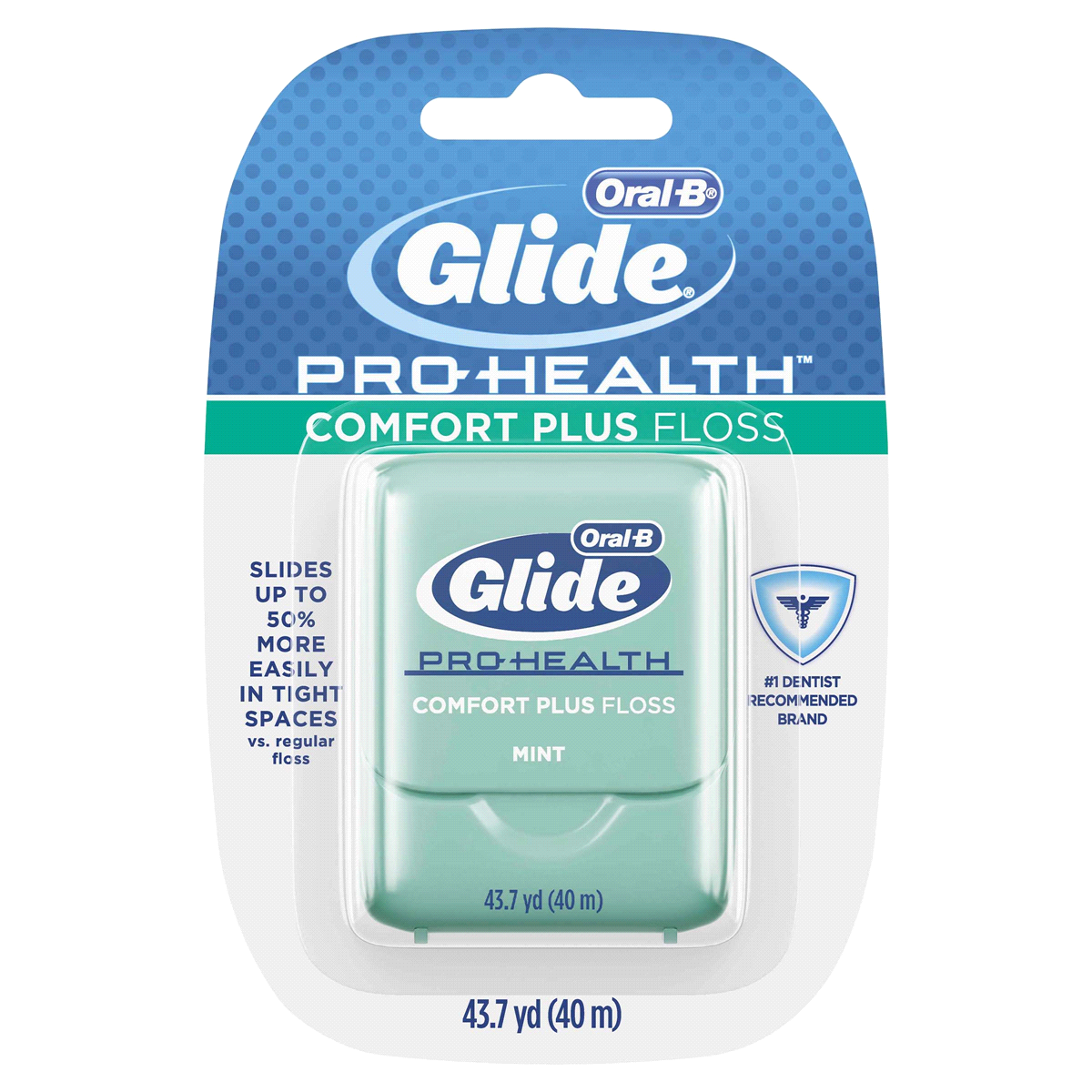 slide 1 of 2, Oral-B Glide Pro-Health Comfort Plus Dental Floss, Extra Soft, 40m, 43.7 yd
