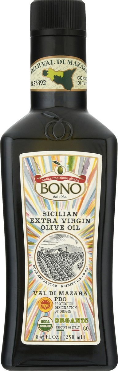 slide 6 of 9, Bono Sicilian Extra Virgin Organic Olive Oil 8.45 oz, 8.45 oz