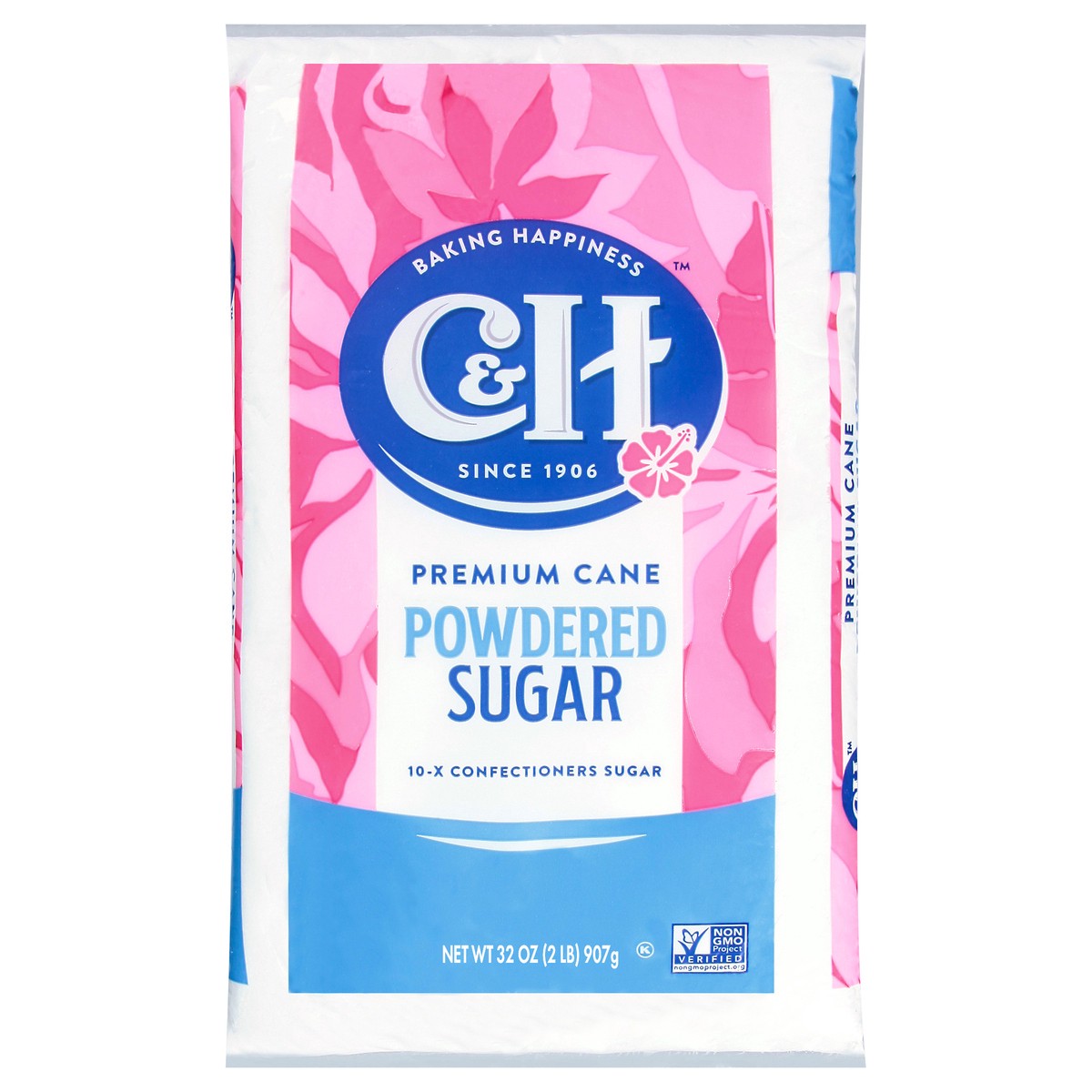 slide 1 of 6, C&H Premium Cane Powdered Sugar, 2 lb