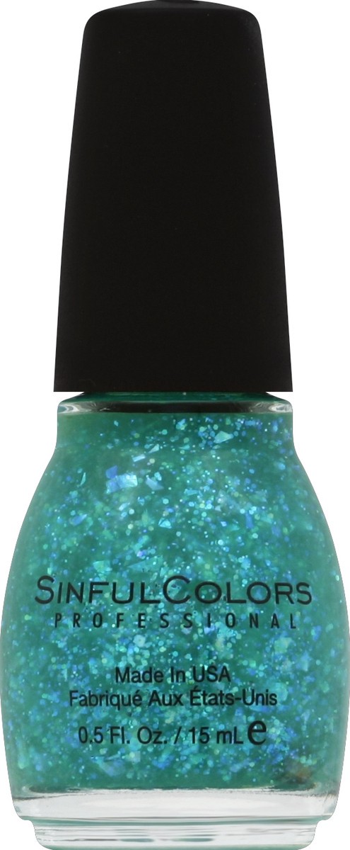 slide 2 of 2, Sinful Colors Nail Color - 220 Green Ocean, 0.5 fl oz