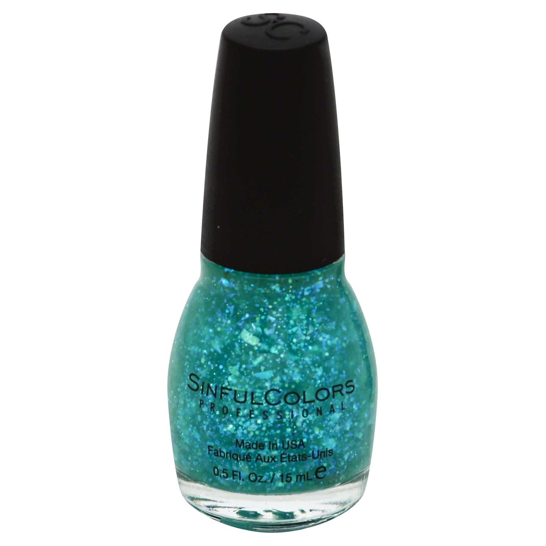 slide 1 of 2, Sinful Colors Nail Color - 220 Green Ocean, 0.5 fl oz