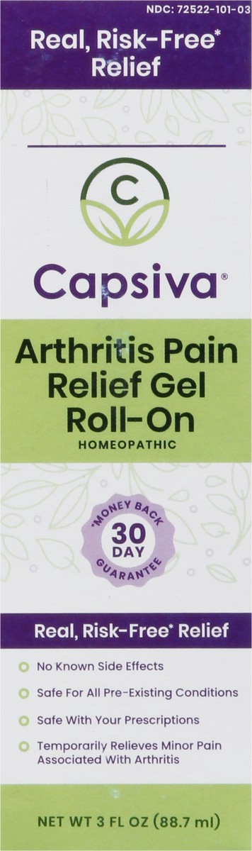 slide 5 of 13, Capsiva Roll On Homeopathic Arthritis Pain Relief 3 fl oz, 3 fl oz