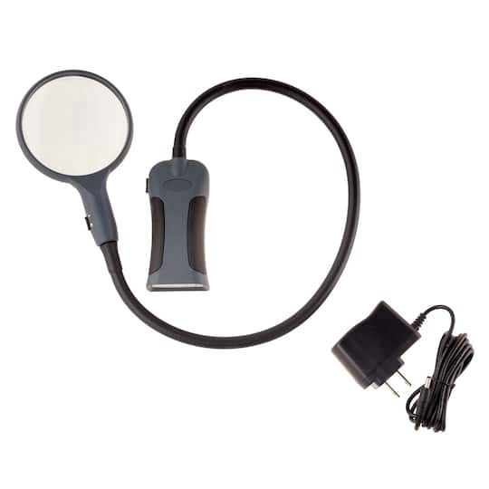 slide 1 of 3, Multi-Purpose Magnifier With Led By Loops & Threads, 20 in
