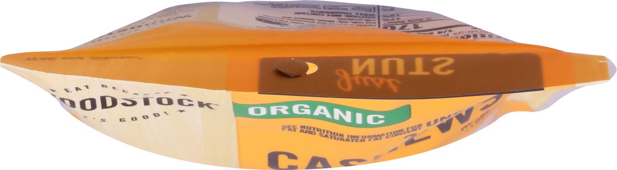 slide 6 of 9, Woodstock Organic Whole Unsalted Cashews 7 oz, 7 oz