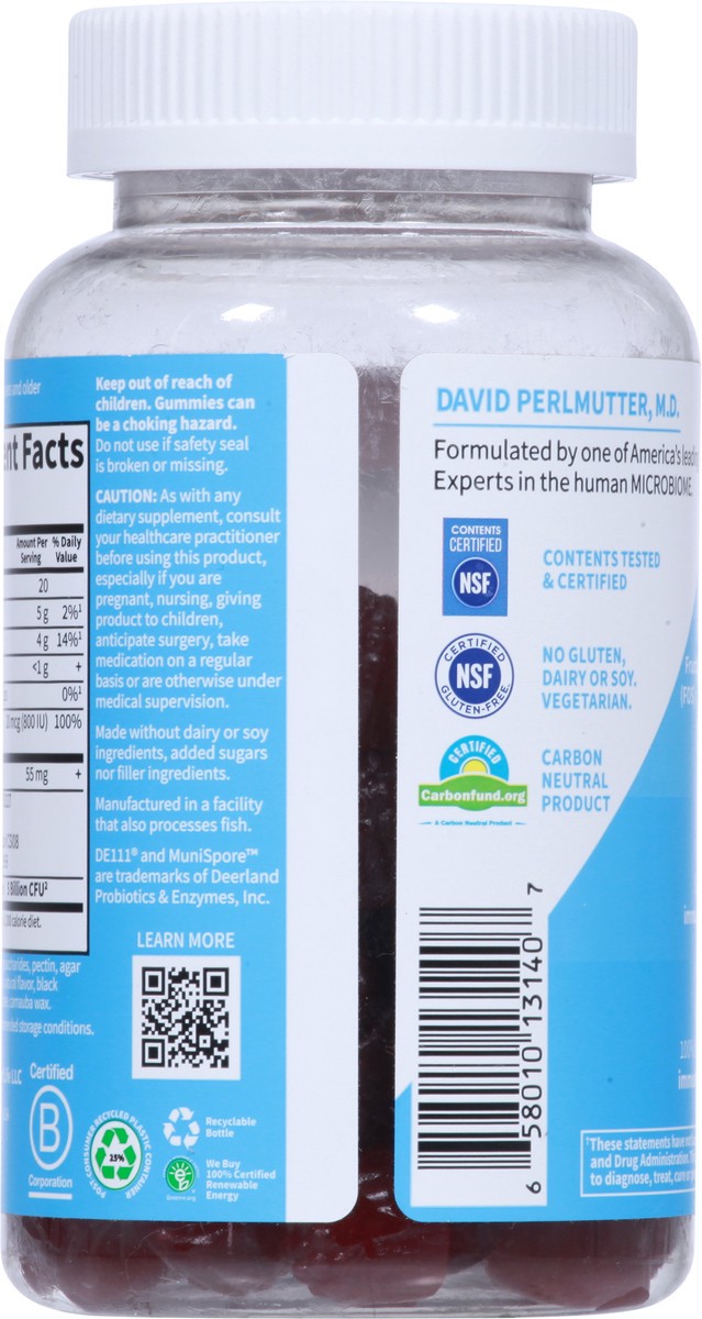 slide 8 of 9, Garden of Life Dr. Formulated Strawberry Flavor Probiotics Kids 5 Billion 60 Gummies, 60 ct