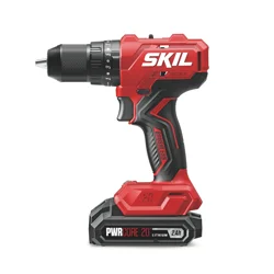 SKIL Brushless 20V Hammer Drill Kit with 75-Pc. Drill & Drive Bit Set and Interlocking Case