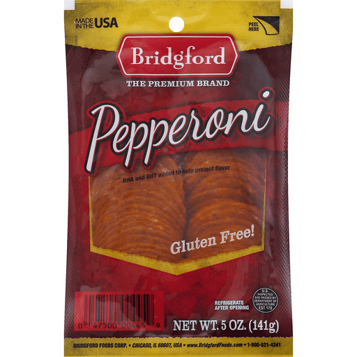 slide 3 of 3, Bridgford Pepperoni, 5 oz