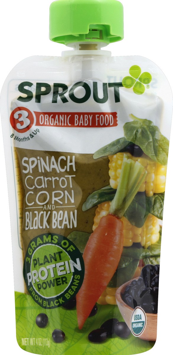 slide 5 of 6, Sprout Baby Food 4 oz, 4 oz