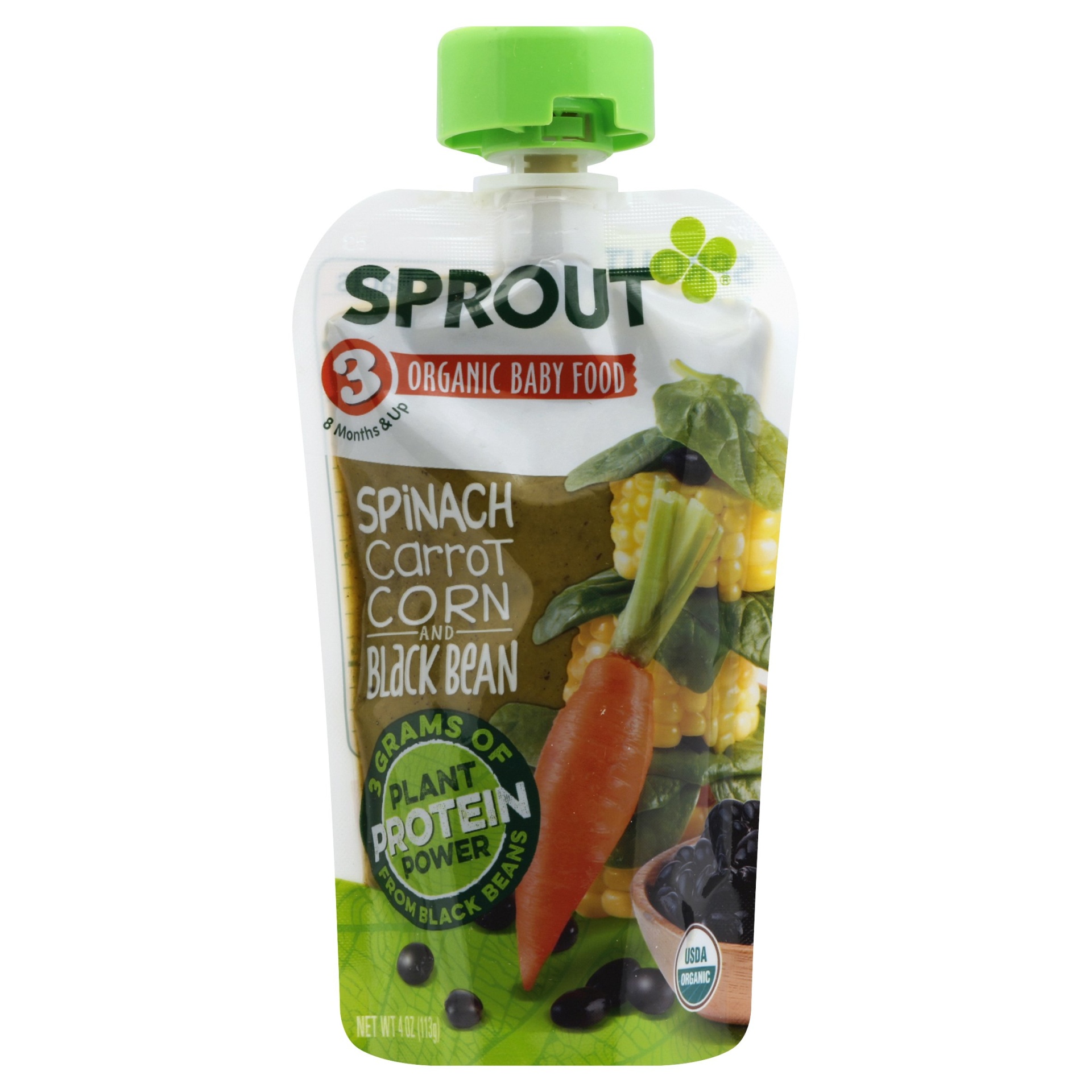 slide 1 of 6, Sprout Baby Food 4 oz, 4 oz