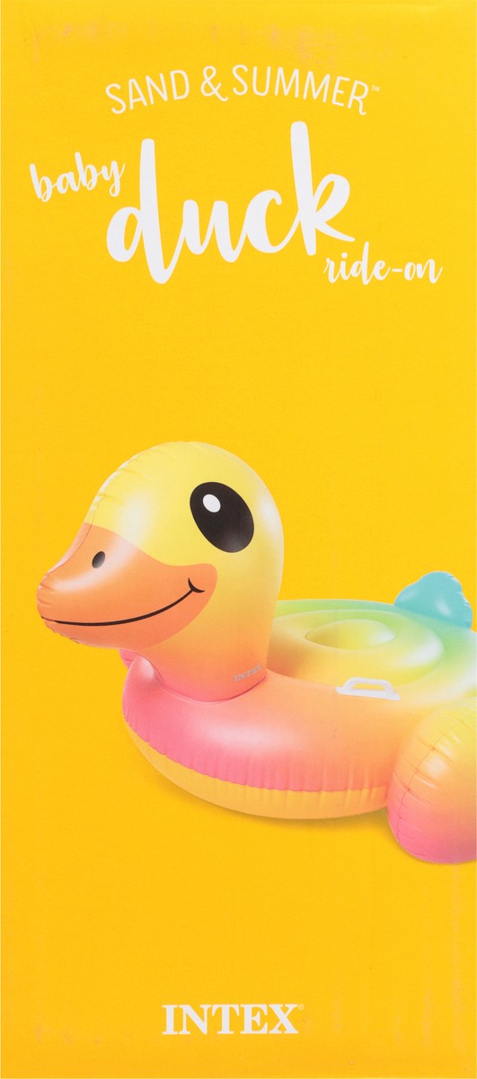 slide 8 of 11, Intex Sand & Summer Baby Duck Ride-On Pool Float 1 ea, 1 ct