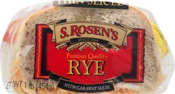S. Rosen's Rye with Caraway Seeds Bread