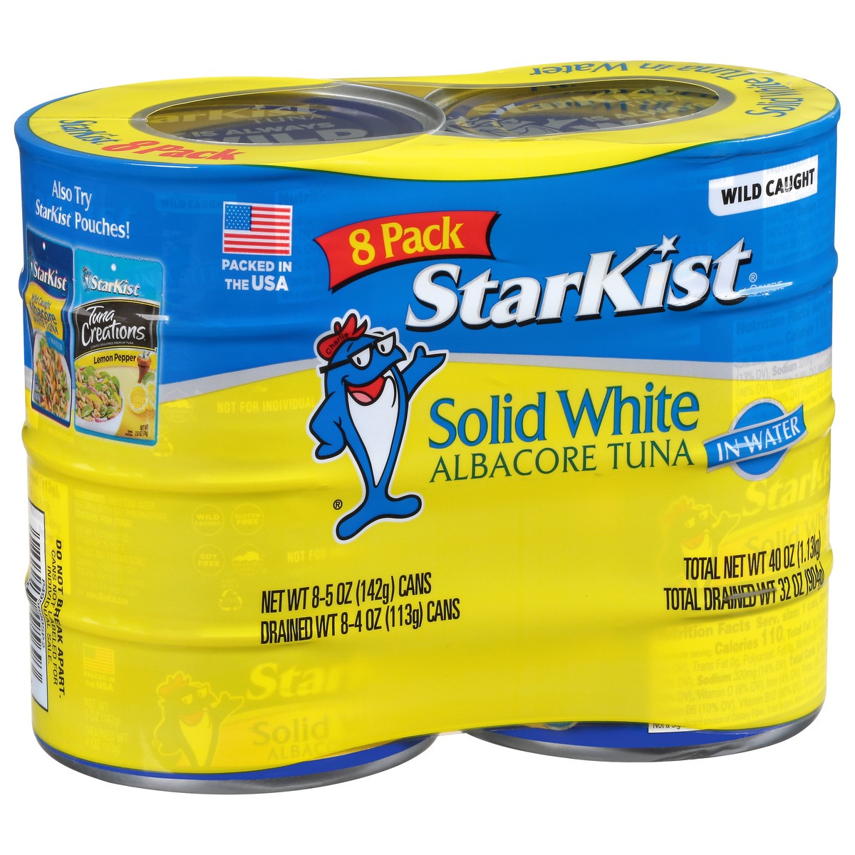 slide 5 of 11, StarKist Solid White Albacore Tuna in Water 8 - 5 oz Cans, 8 ct; 5 oz