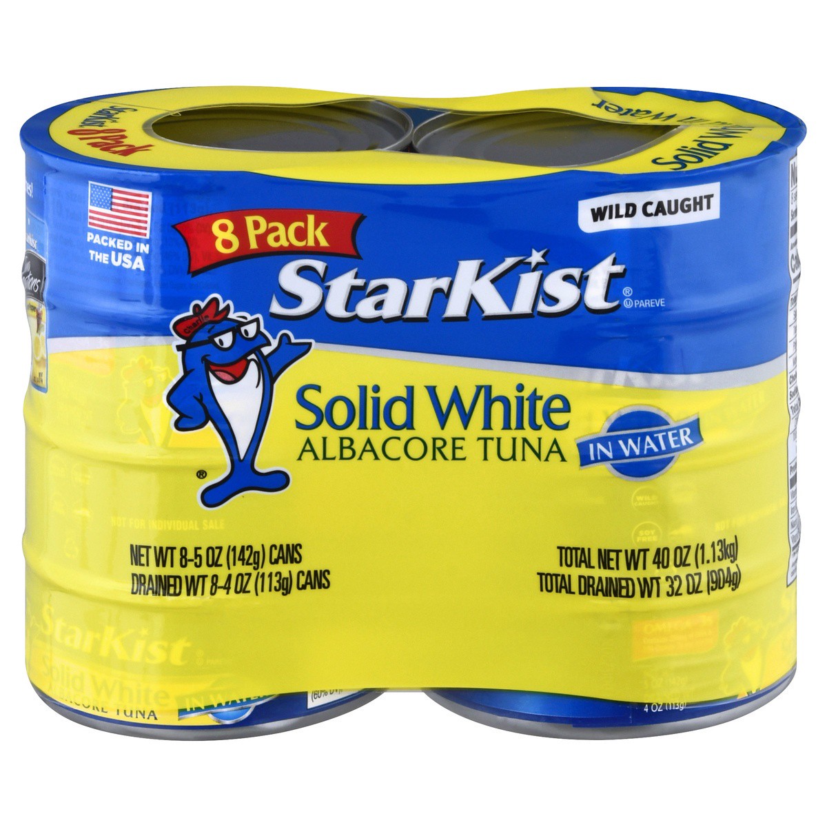 slide 1 of 11, StarKist Solid White Albacore Tuna in Water 8 - 5 oz Cans, 8 ct; 5 oz