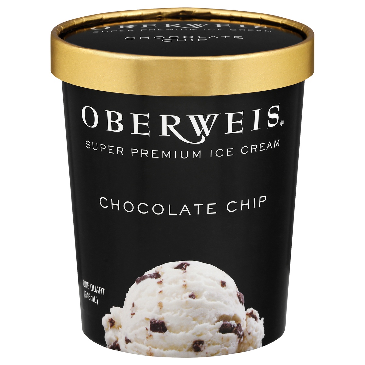 slide 1 of 1, Oberweis Chocolate Chip Ice Cream, 32 oz