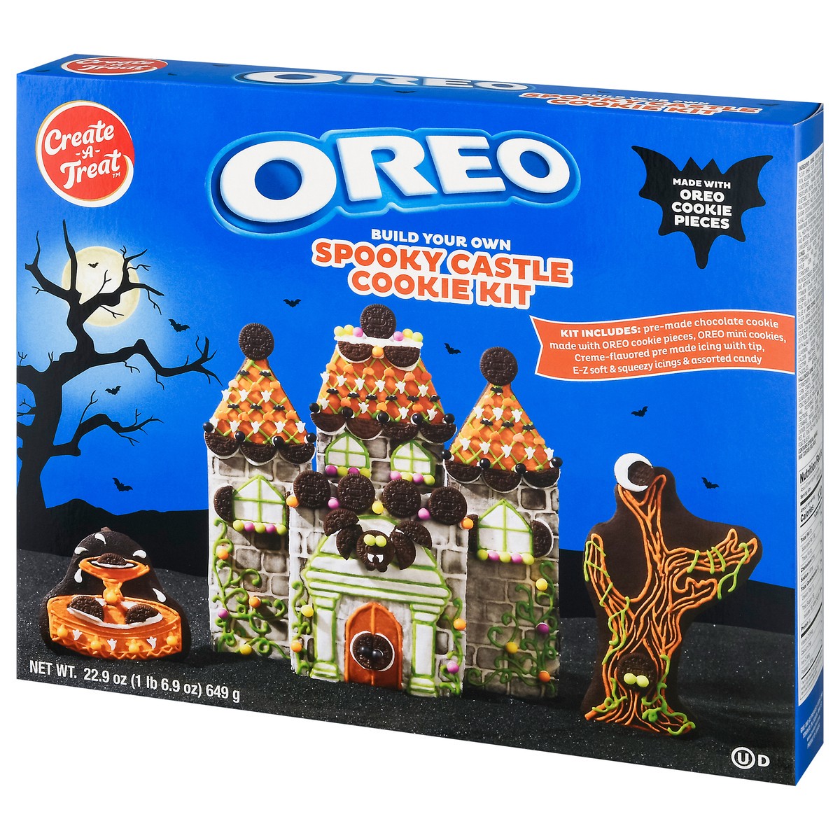 slide 9 of 13, Create A Treat Oreo Spooky Castle Cookie Kit 22.9 oz, 22.9 oz