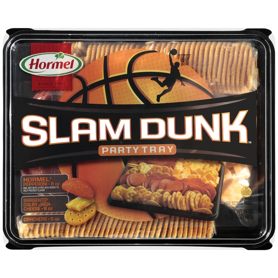 slide 1 of 1, Hormel GATHERINGS Party Tray Slam Dunk, 24 oz