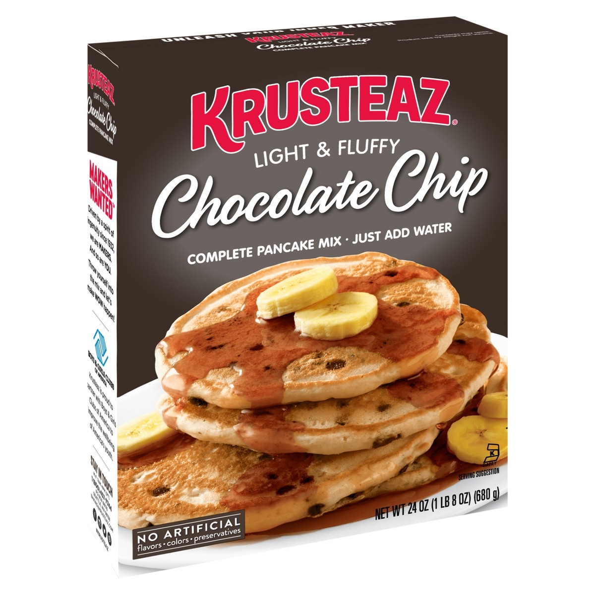 slide 6 of 11, Krusteaz Pancake Mix, 24 oz