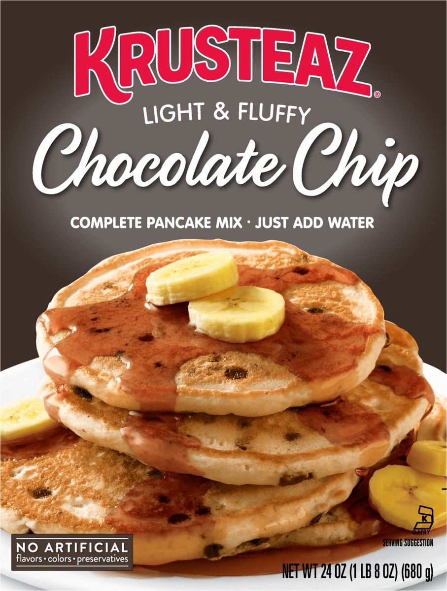 slide 7 of 11, Krusteaz Pancake Mix, 24 oz